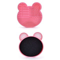 Makeup Brush Cleaning Mat with Sponge